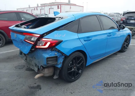 2022 Honda Civic Sport из США, поврежденный, VIN 19XFL2H8XNE012162